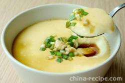 The method of steaming eggs