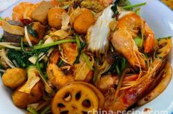 The recipe for the home version spicy hot pot