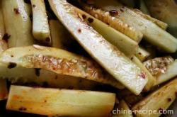The recipe for cold mixed white melon