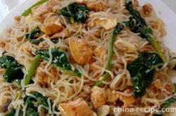 The method of making tofu braised vermicelli