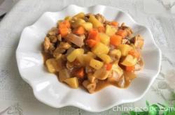 Recipe for Braised Chicken with Curry Potato