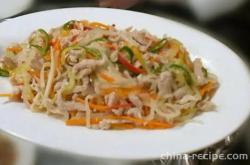 The recipe for Jinxiu shredded pork