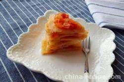 The recipe for Korean kimchi cake