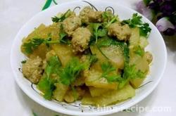 How to make Rice-meat dumplings with winter melon