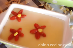 The recipe for egg tofu