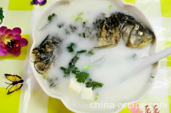 The recipe for tofu and fish soup