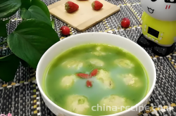 How to make spinach Fish ball soup