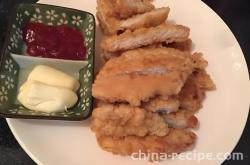 The method of frying pork chops