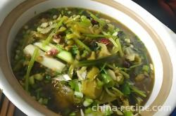 Practice of Green Pepper pickled Chinese cabbage Fish