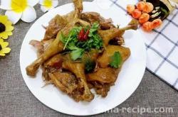 How to make Red-Stewed Duck legs