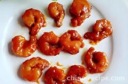 The recipe for shrimp in tomato sauce