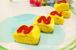 The method of making thick egg stew