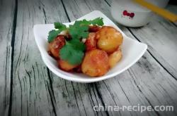 The recipe for braised potatoes