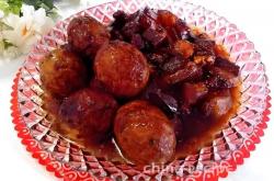 How to cook meat with tiger skin eggs