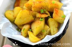 The method of making cumin crispy potatoes