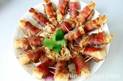 Recipe for Bacon Flammulina Flammulina Rolls