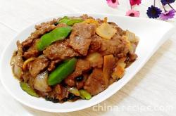 The recipe for oyster sauce beef