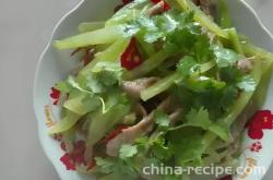 Method for making shredded lettuce meat