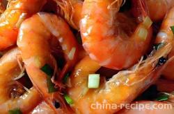 The recipe for sweet and sour shrimp