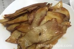 The recipe for pan frying shiitake mushrooms