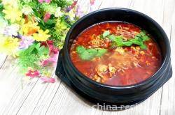 Method of making minced meat vermicelli pot