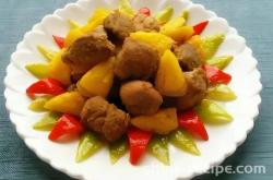 The recipe for pineapple duck