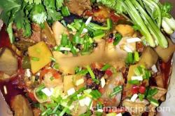 The method of making taro roasted chicken