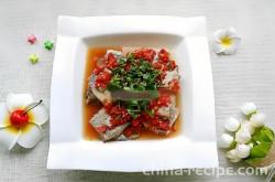 Recipe for Steamed Catfish with Chopped Pepper