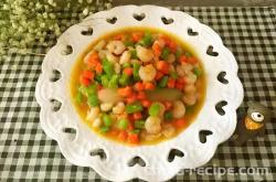 The recipe for mixed shrimp