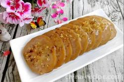 The recipe for osmanthus sugar lotus root