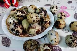 The method of salt baking quail eggs