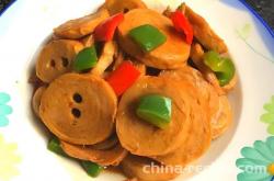 The method of making sweet and sour water gluten
