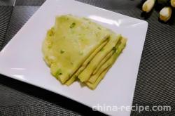 Practice of Scallion Egg Cake