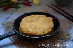 The recipe for egg patties