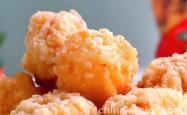 The method of frying shredded radish balls