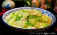 The method of making vegetarian braised baby bok choy