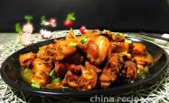 The recipe for braised baby chicken
