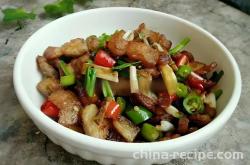 The recipe for spicy stir fried meat