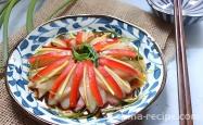 The method of steaming sea bream with soy sauce