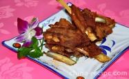 The recipe for honey sauce salt and pepper lamb chops