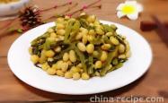 The method of stewing soybean sprouts in snow