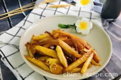 The method of making crispy fried white asparagus