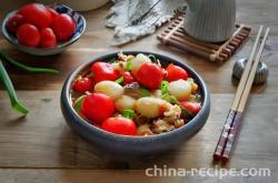 The recipe for making spicy squid fry