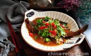 The recipe for braised butterfly fish