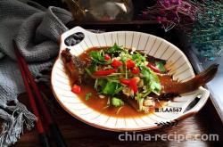 The recipe for braised butterfly fish