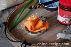 The method of making honey sauce char siu tofu fillet