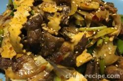 The method of making dried pork ribs in a pot