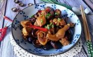 The method of making mushroom roasted chicken chunks