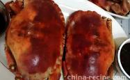 The method of steaming bread crab
