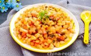 The method of stir frying lumps